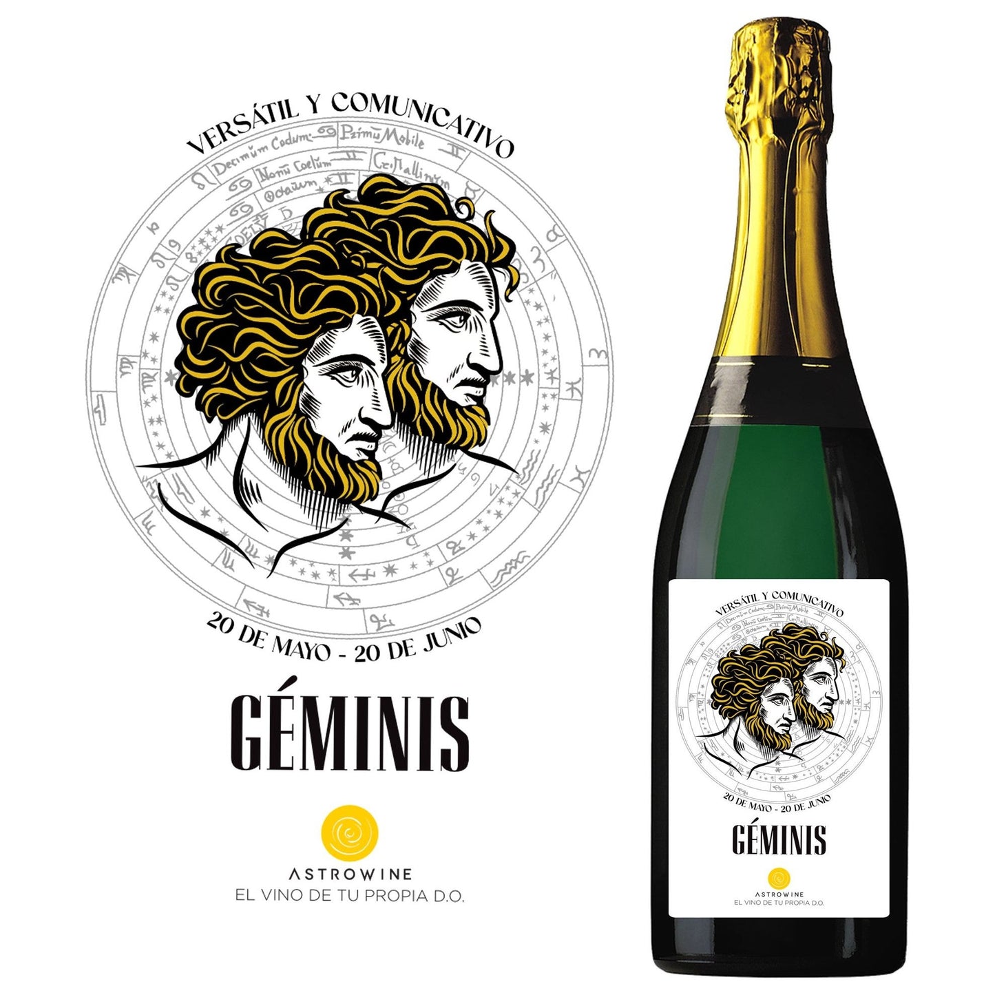 Vino del Zodiaco Geminis Dionisos