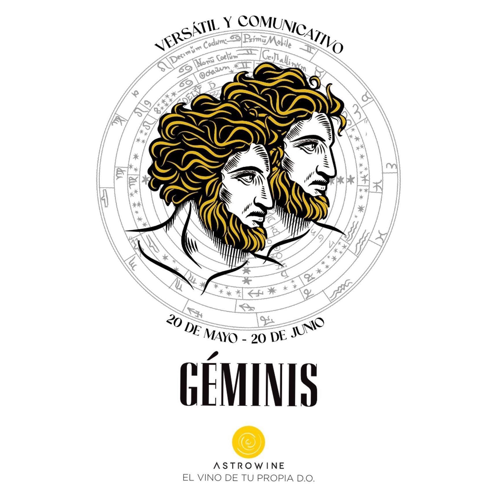 Vino del Zodiaco Geminis Dionisos