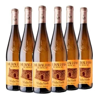 Vino verde Alvariño Murallas  Pack de 6 botellas Adega Moncao